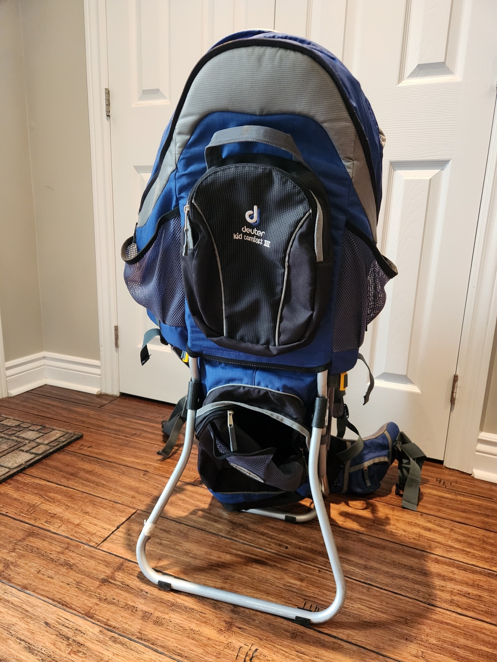 Kid Comfort III Blue Child Carrier Backpack